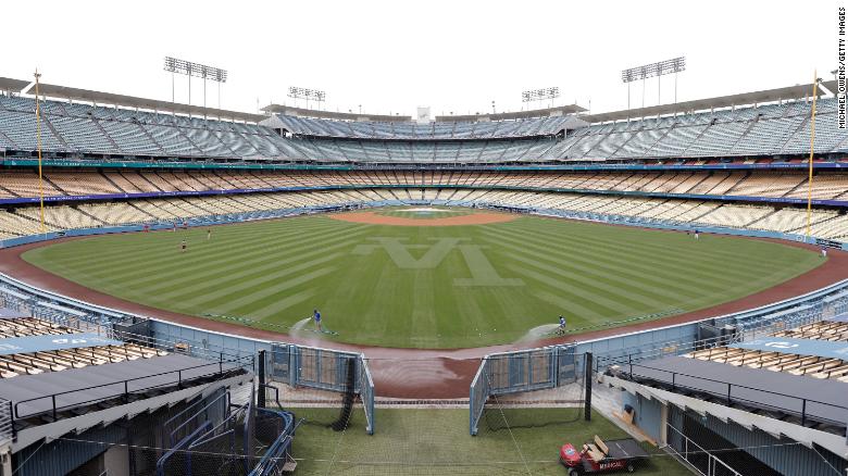 The Los Angeles Dodgers, other California teams debut fully vaccinated seating section for home games