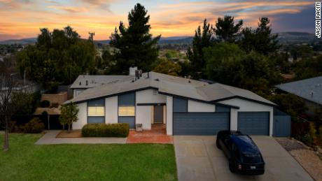 This two-unit home in Thousand Oaks, California, along with a digital artwork of the property, was put up for auction as an NFT.