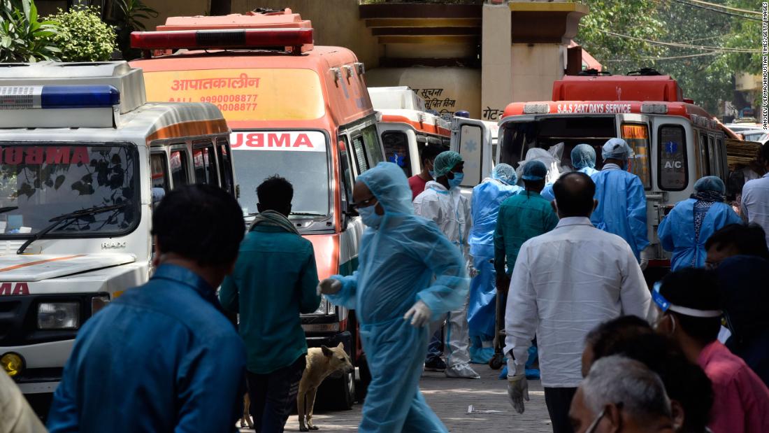 No respite in India as country sets Covid-19 infection record for third straight day