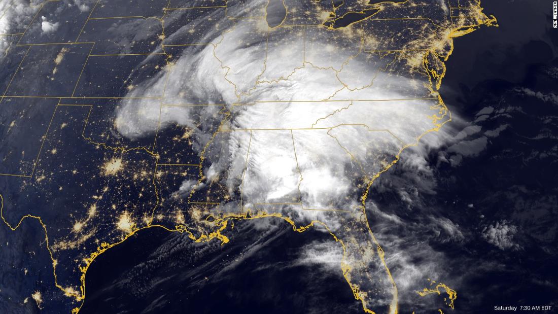 Severe Storms Strike The Southeast Saturday Cnn Video