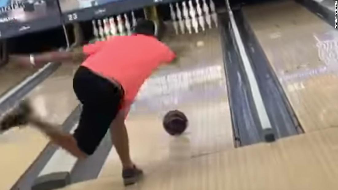 Man bowls perfect game with his father's ashes inside the ball