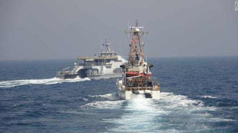 US says Iran’s Navy harassed Coast Guard in Persian Gulf earlier this month