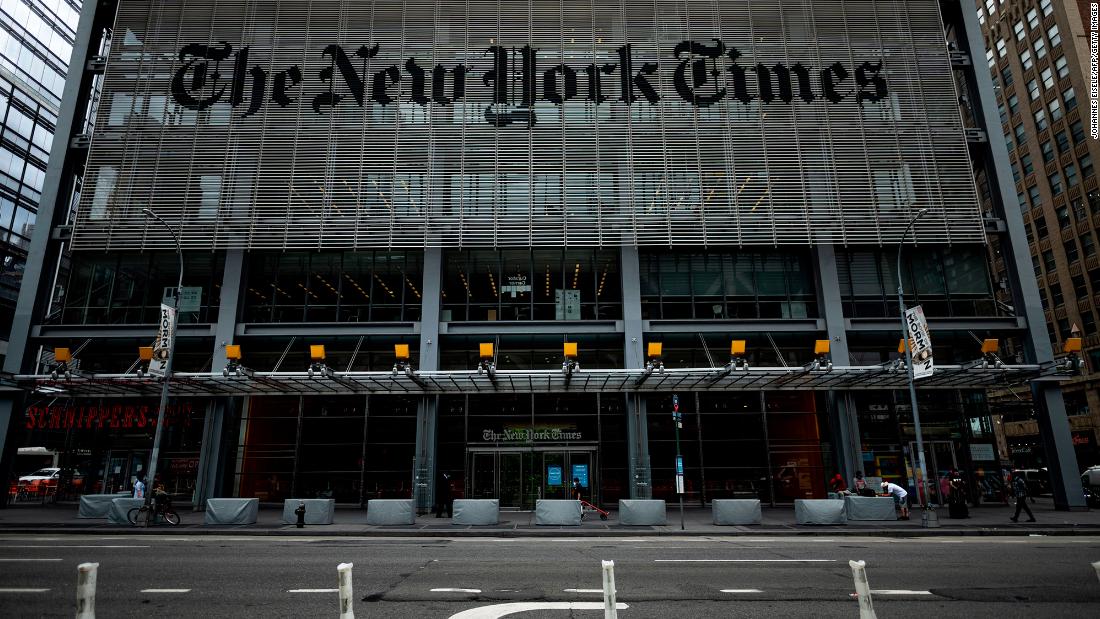New York Times reports Trump administration secretly obtained its reporters' phone records