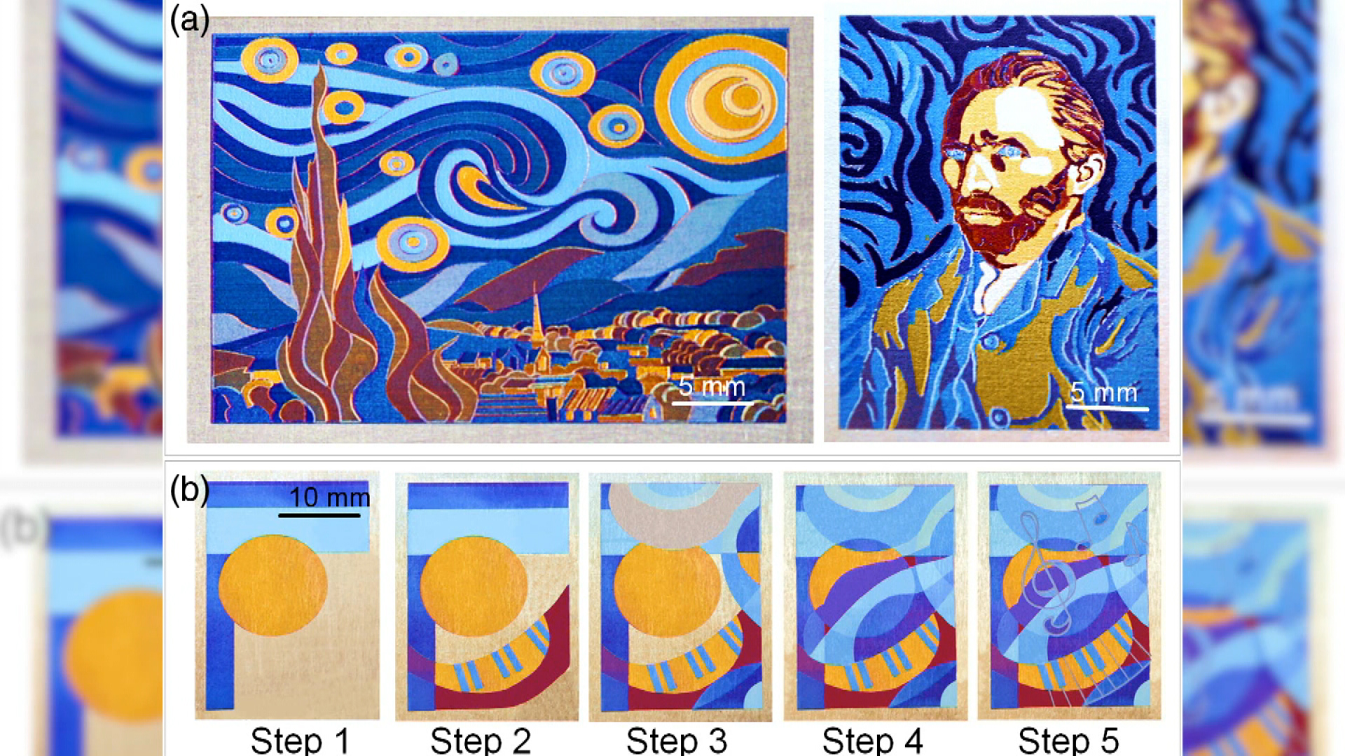 animación calcio Carretilla La noche estrellada" de Van Gogh tiene una réplica en nueva técnica de  pintura láser - CNN Video