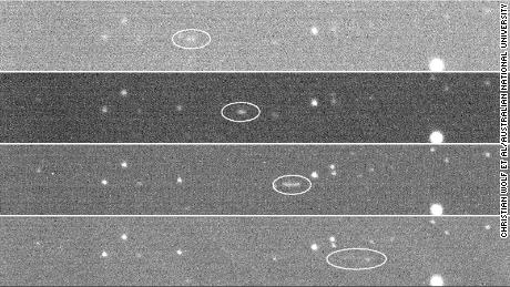 SkyMapper项目能够捕获行动中的小行星。