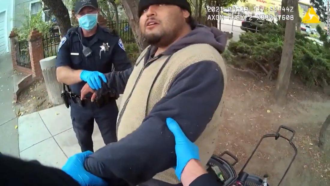 California man who died in custody was restrained on his stomach for 5 minutes and lost consciousness, police body camera shows