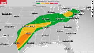 Severe Storms Threaten Over 50 Million People From Texas To New York - CNN