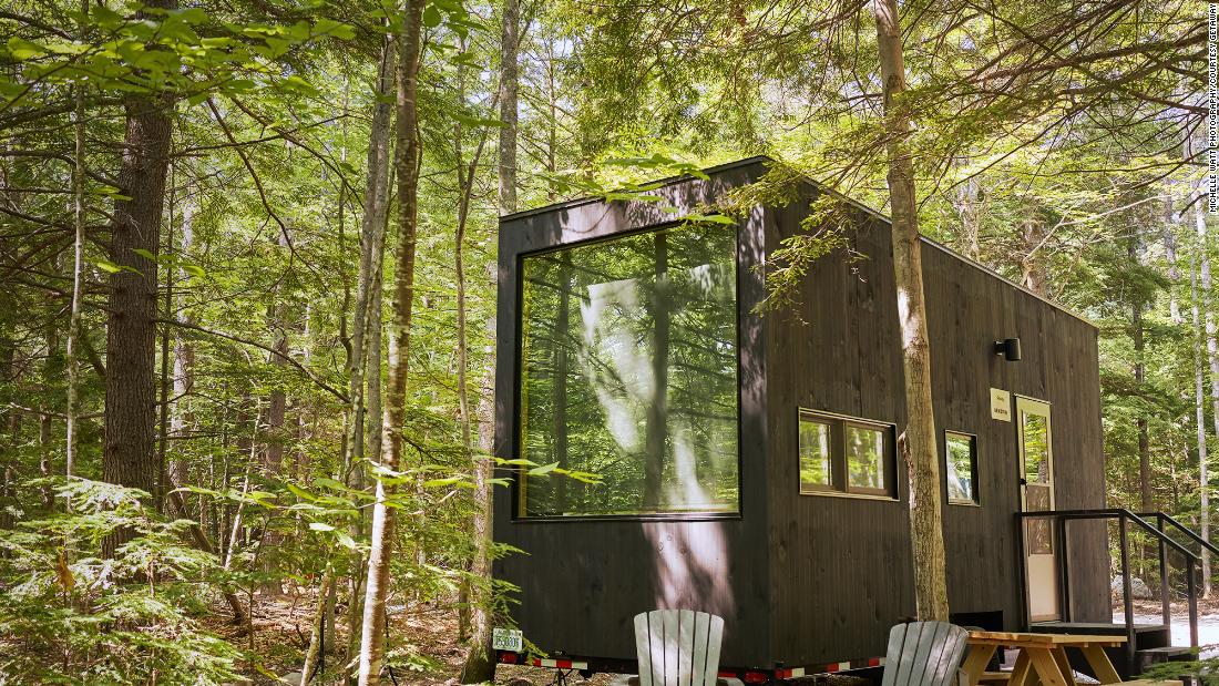 Tiny cabins become hot property in pandemic