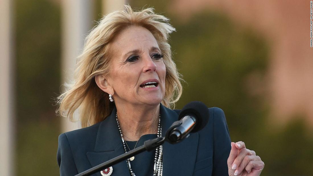 Jill Biden punches the clock