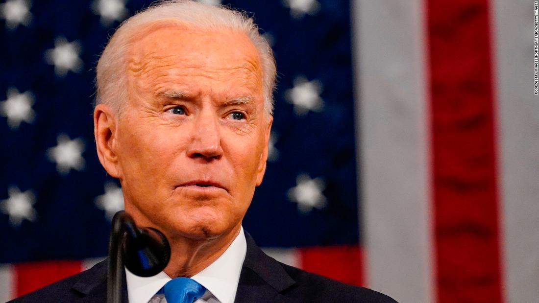 What grade did Biden get on his speech to Congress