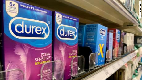 Condom sales are perking up.