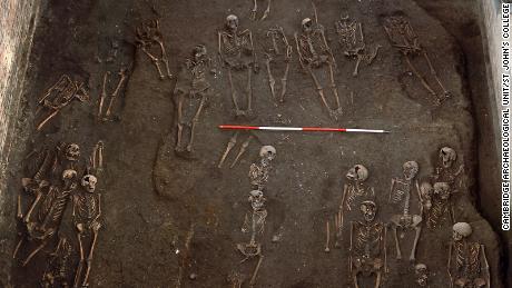 The remains of numerous individuals were unearthed on the site of the former Hospital of St. John the Evangelist in the city of Cambridge, UK. Skeletal remains were investigated as part of the study.  