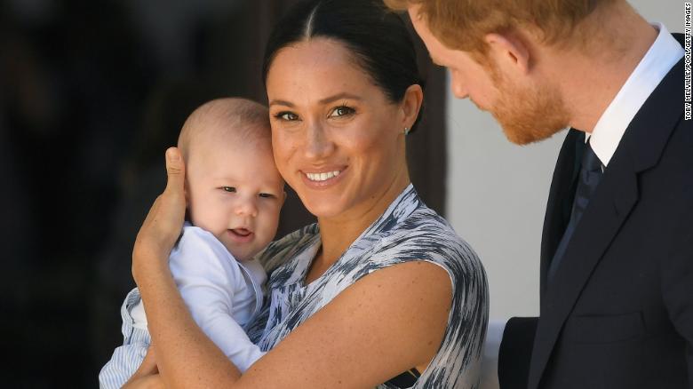 Prince Harry and his wife Meghan, Duchess of Sussex, visit South Africa with their son, Archie, in 2019. Archie is seventh in line to the throne, just behind his father.