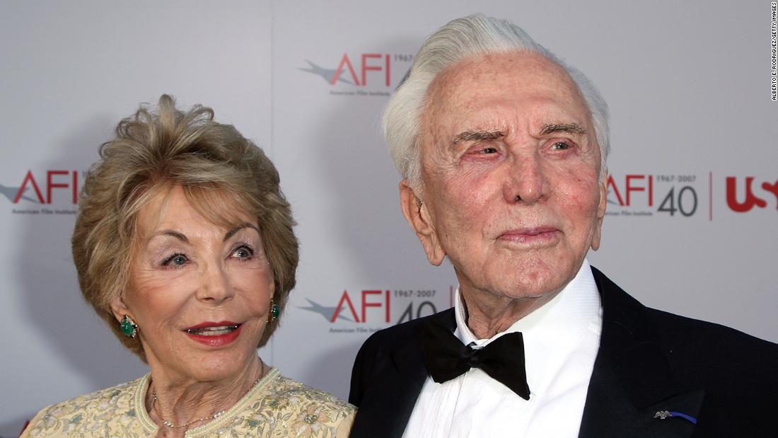 Anne Douglas, philanthropist and widow of actor Kirk Douglas, dies at 102