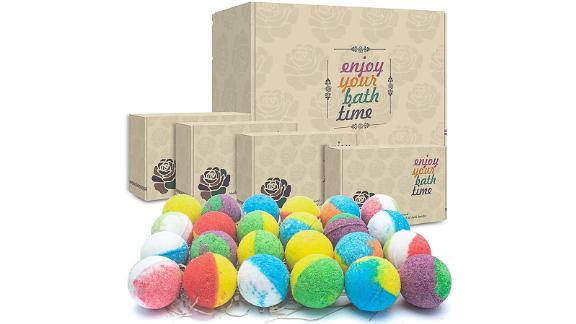 Inteye Organic Bath Bombs, Set of 24