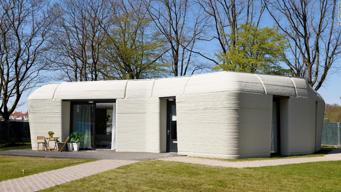 Take a look at the Netherlands' first 3D-printed home Style