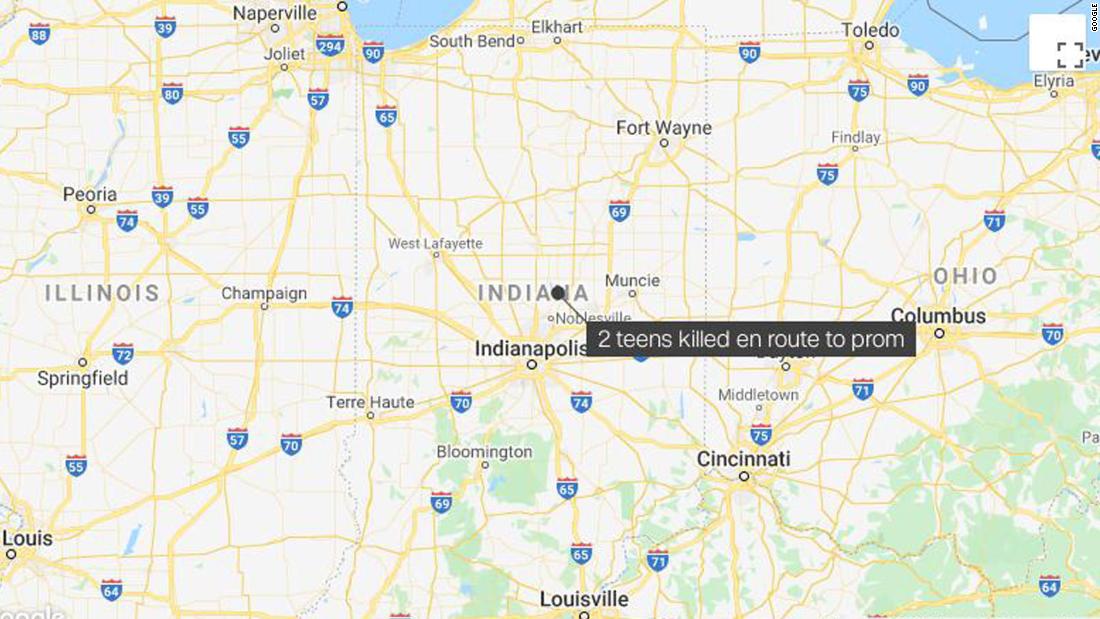 2 Indiana high school students killed in car crash on their way to prom
