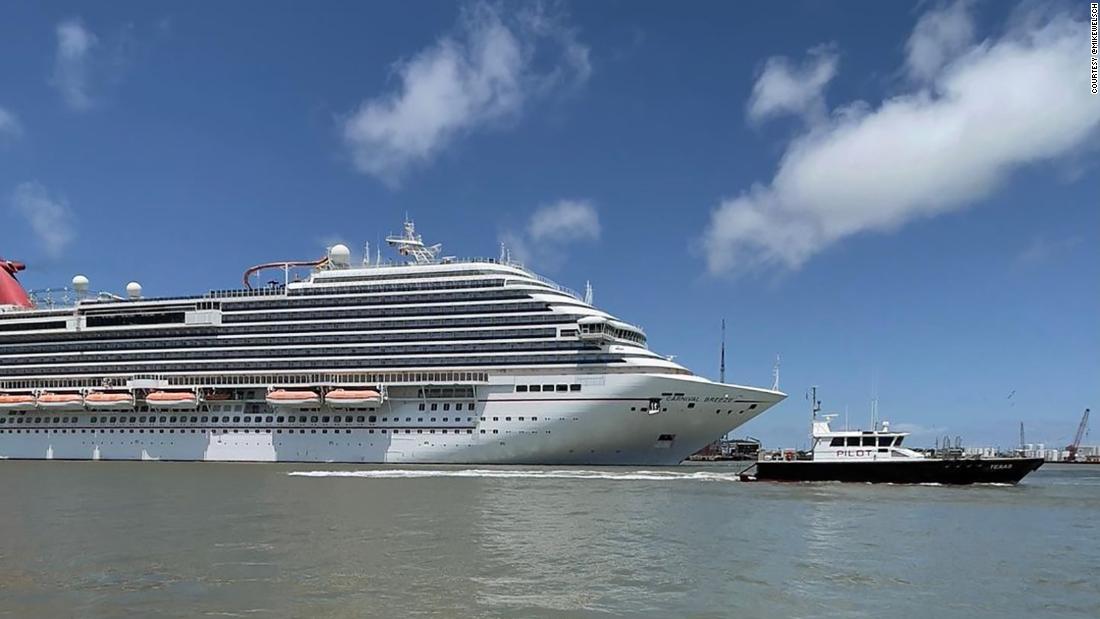 Carnival cruise ships return to a Texas port for the first time in over a year