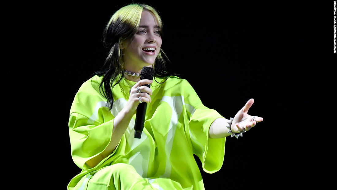 Billie Eilish pronkt met een nieuwe look op de cover van het Britse tijdschrift Vogue