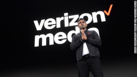 CEO at Verizon Media K. Guru Gowrappan appears at the 2019 Verizon Media NewFront on April 30, 2019 in New York City. 