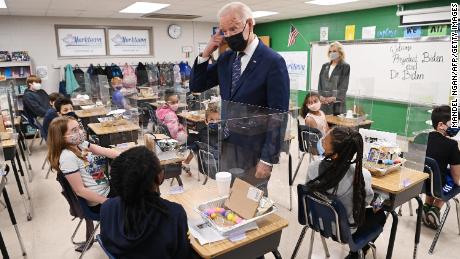 Biden touts education funding in infrastructure proposal in visit to Virginia schools: 'We're in a race' with other nations