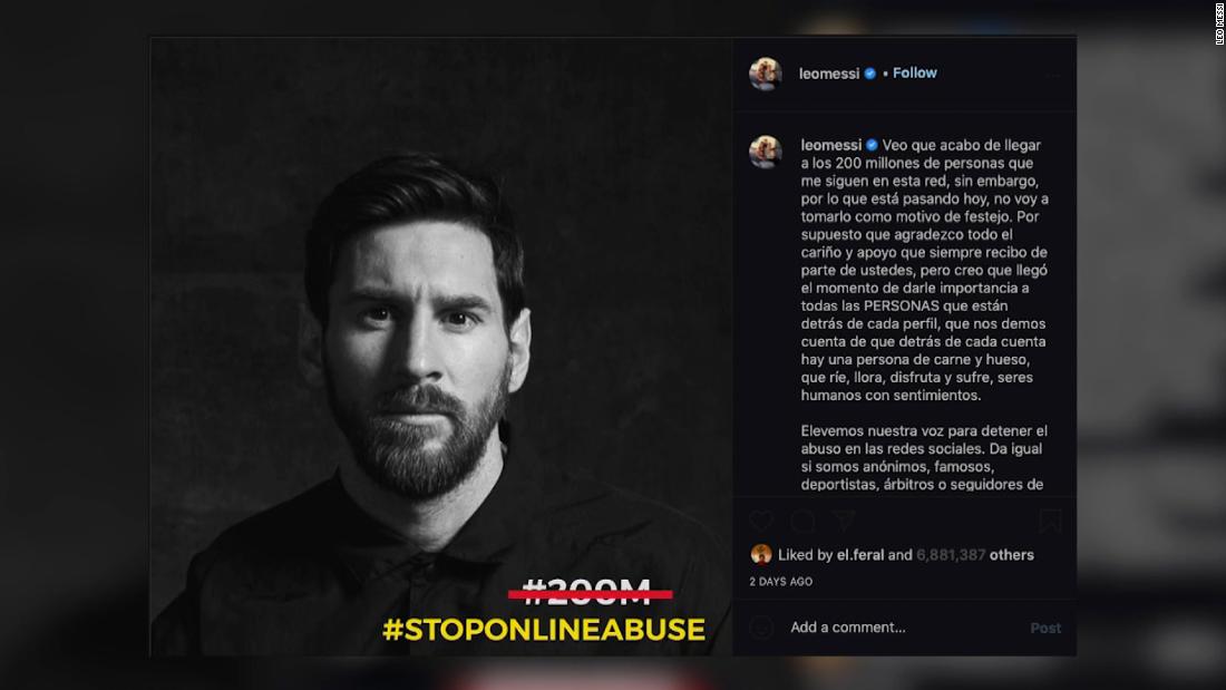 El Mensaje De Messi En Instagram Al Alcanzar 200 Millones De Seguidores