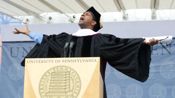 <strong>Actor Denzel Washington, University of Pennsylvania, 2011 --</strong>  