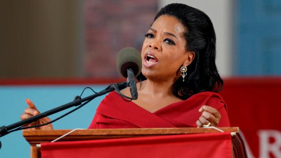 <strong>Talk show host and television producer Oprah Winfrey, Harvard University, 2013 --</strong> 