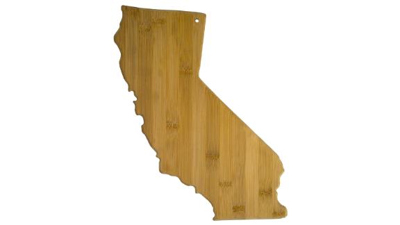 Totally Bamboo State-Shaped Cutting Board