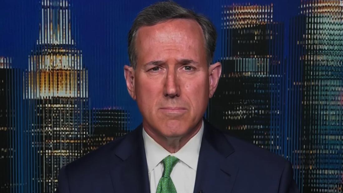 Rick Santorum salió al aire en CNN después de los comentarios de los nativos americanos