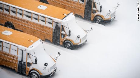 New York City public schools cancel snow days, citing the success of remote learning during the pandemic