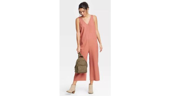 Universal Thread Women's Sleeveless Cropped Jumpsuit 