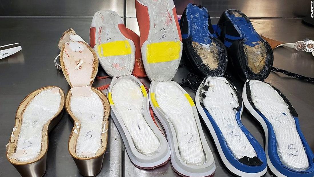 Woman arrested at Atlanta airport for smuggling cocaine in shoes