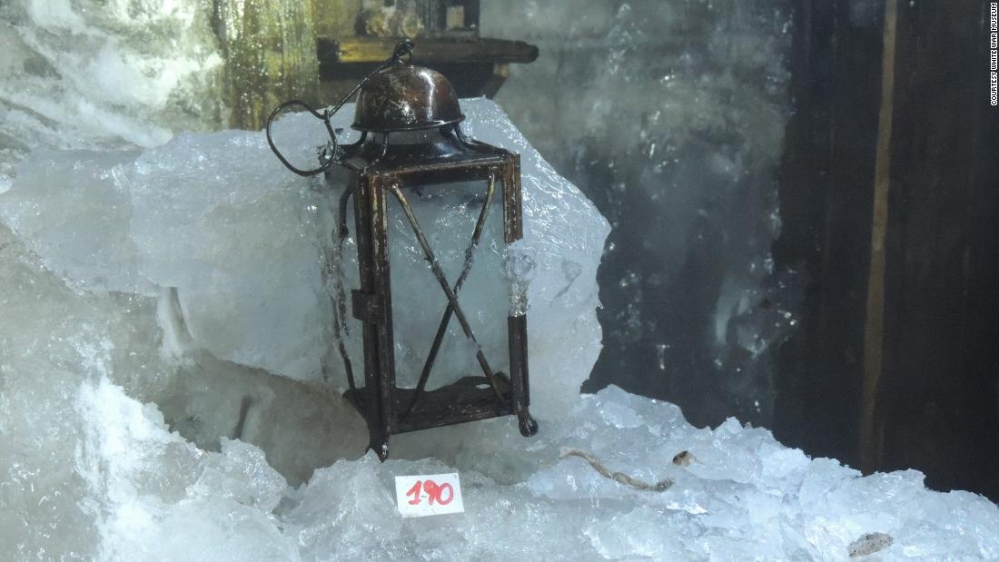 Melting glacier reveals World War I cave shelter and artifacts