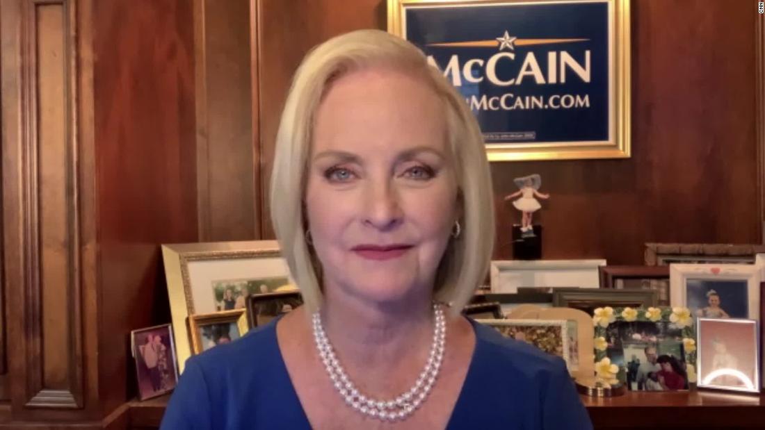 'We do need to be careful': Cindy McCain cautions Republicans as GOP considers Liz Cheney replacement