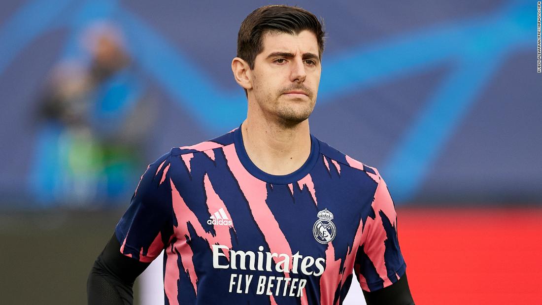 Real Madrid goalkeeper Thibaut Courtois in 'happy place' ahead of Champions League semifinal with former club Chelsea