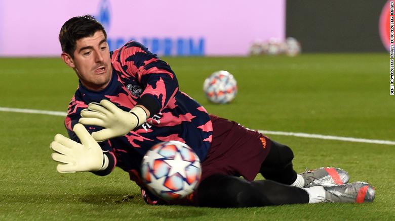Thibaut Courtois rediscovers his "happy place" in Madrid