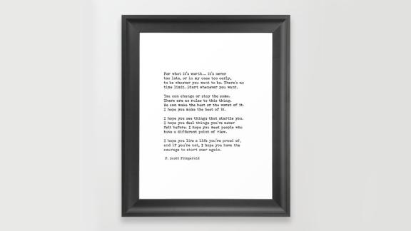 The Art Shed For What It's Worth Quote Framed Art Print