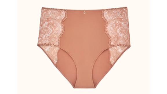 Lace high brief