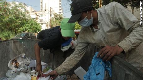 Ahmad scrounges for scrap and food in Beirut&#39;s dumpsters. 