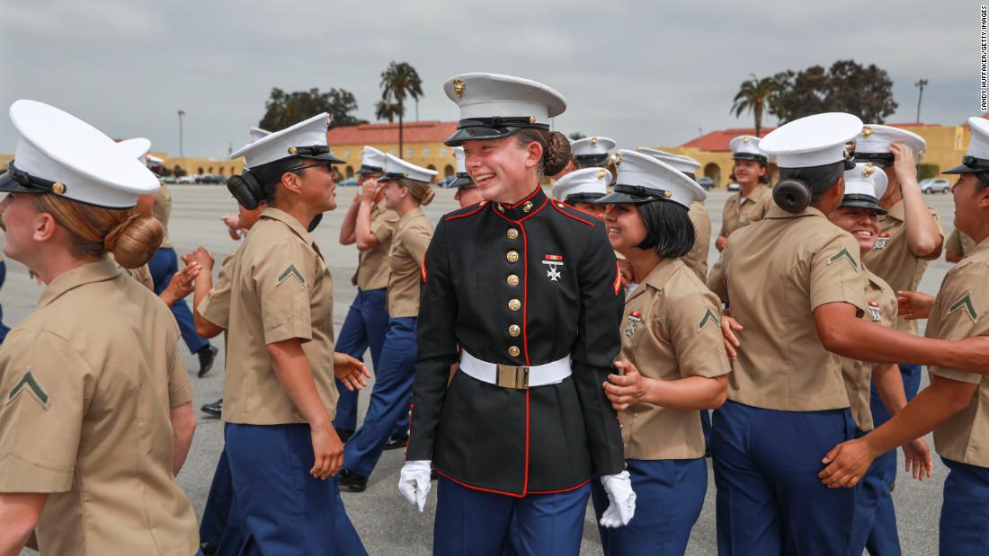 Female Marines Make History In Graduation From San Diego Training