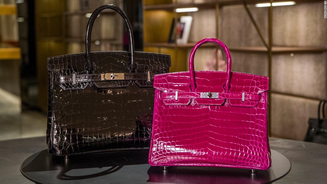 Could this be the record S$300,000 pink crocodile Hermes Birkin bag that  was auctioned in 2015? - TODAY