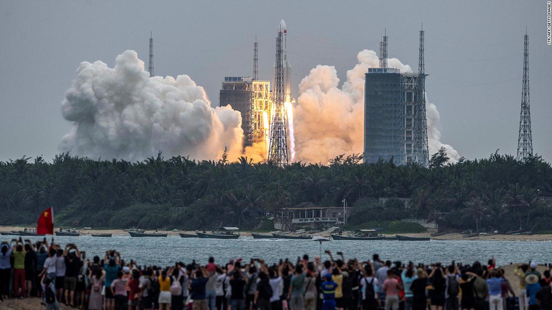 chinese rocket crash zone