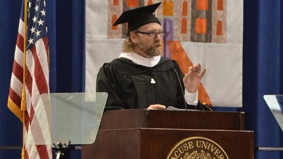 <strong>Author George Saunders, Syracuse University, 2013 -- </strong>
