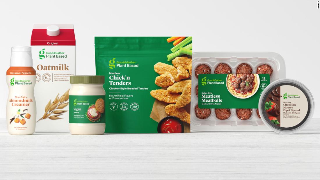 Target is launching a line of plant-based food