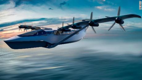 Boston-based REGENT&#39;s &quot;seaglider&quot; is a mix between a boat and an aircraft with a top speed of 180 mph.