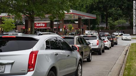 Gas stations in the Southeast run out of gas as people panic-buy fuel