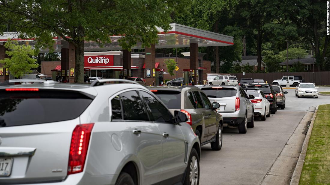 Gas stations in the Southeast run out of gas as people panic-buy fuel