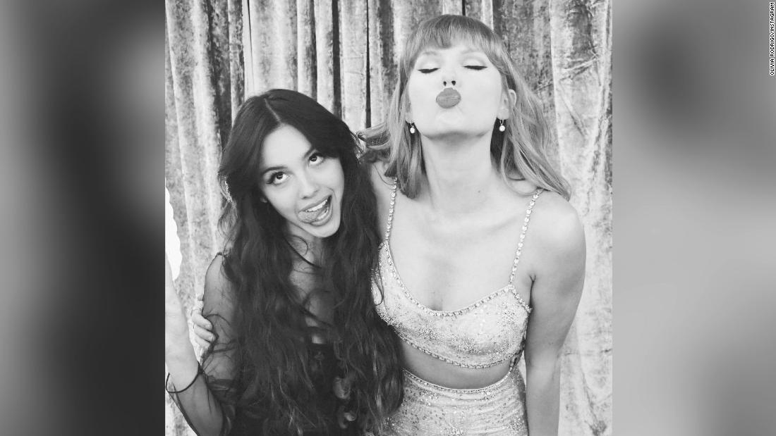 Taylor Swift and Olivia Rodrigo met at the BRIT Awards