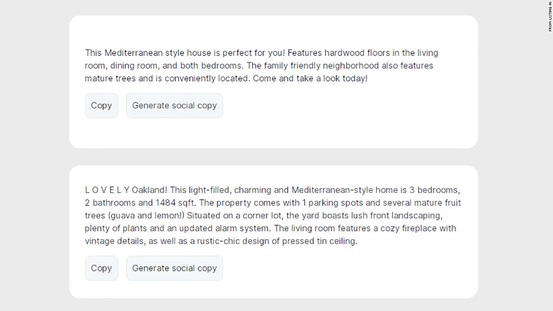 This AI tool writes real estate descriptions without ever stepping inside a home
